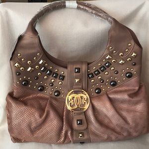 NWOT - Sharif Rose Gold Large Satchel